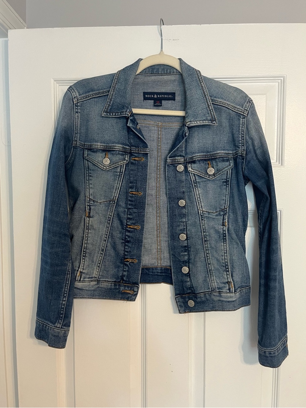 Rock & Republic Medium Blue Denim Jacket